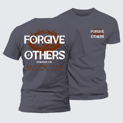 Luxe Mercerized Cotton Tee - Forgive Others