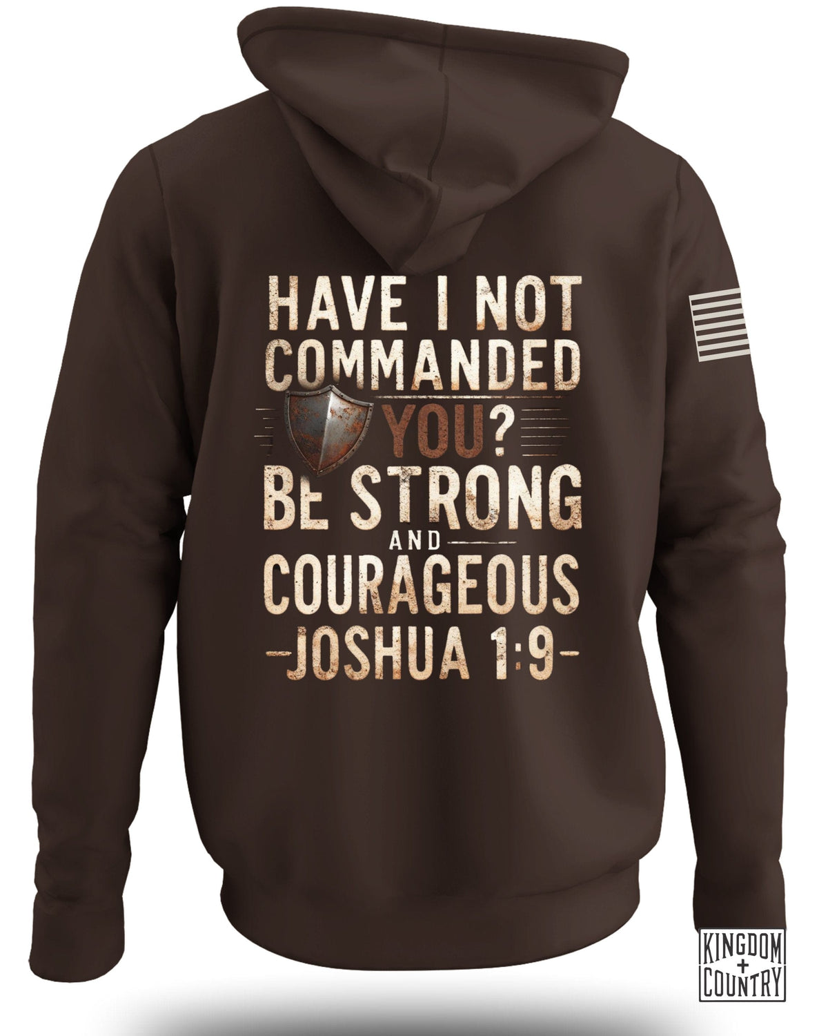 Be Strong And Courageous Hoodie