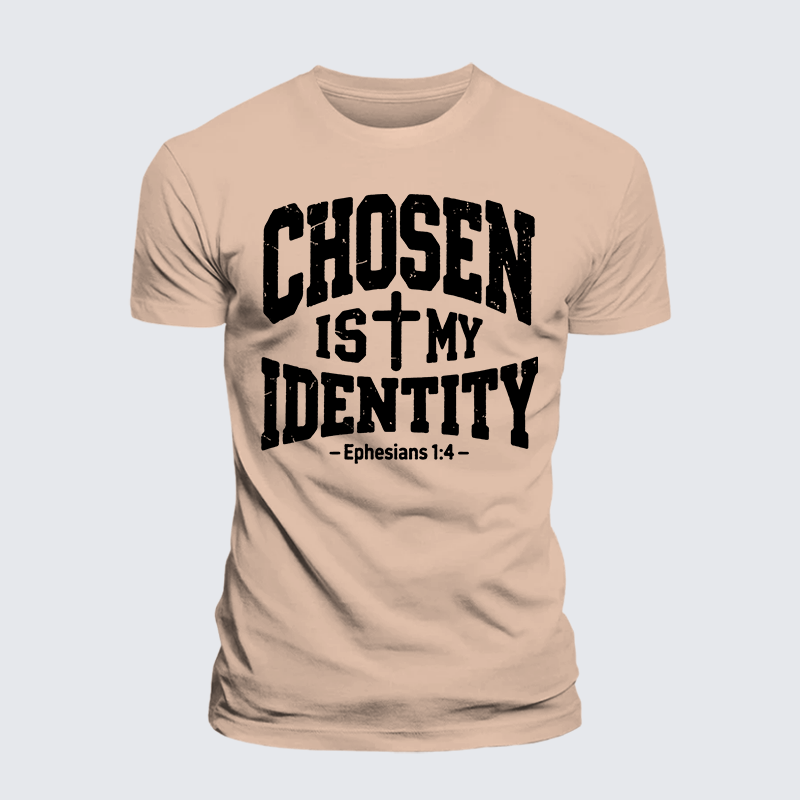 Luxe Mercerized Cotton Tee - Chosen Is My ldentity