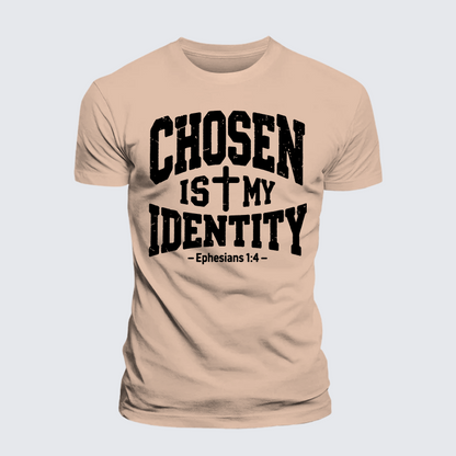 Luxe Mercerized Cotton Tee - Chosen Is My ldentity
