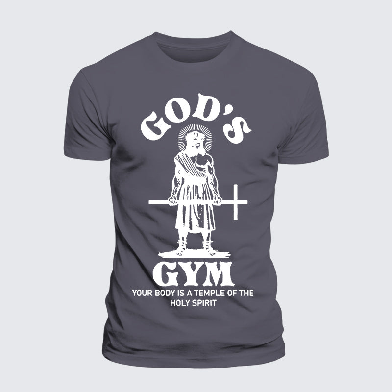 Luxe Mercerized Cotton Tee - Your Body Is A Temple Of The Holy Spirit