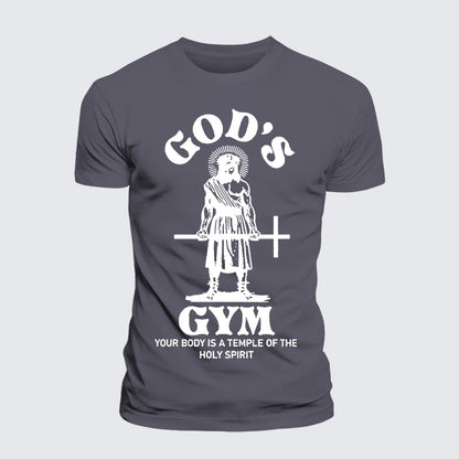 Luxe Mercerized Cotton Tee - Your Body Is A Temple Of The Holy Spirit