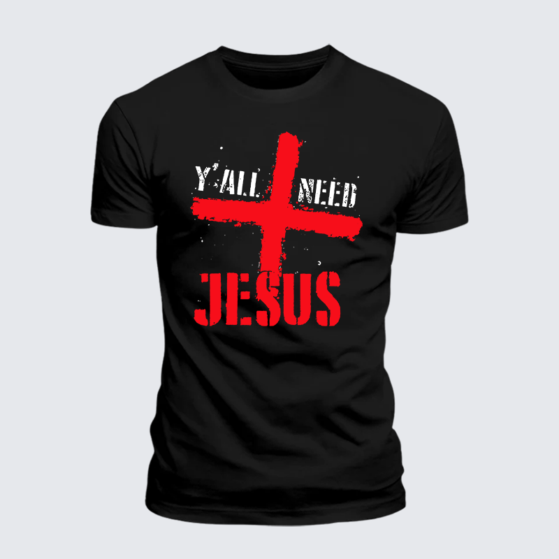 Luxe Mercerized Cotton Tee - Y'all Need Jesus