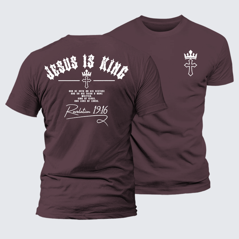 Luxe Mercerized Cotton Tee - Jesus Is King