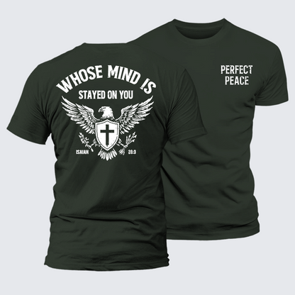 Luxe Mercerized Cotton Tee - Perfect Peace