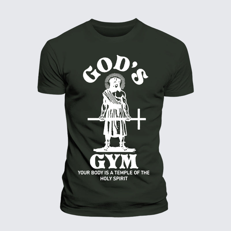 Luxe Mercerized Cotton Tee - Your Body Is A Temple Of The Holy Spirit