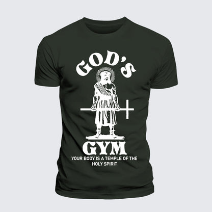 Luxe Mercerized Cotton Tee - Your Body Is A Temple Of The Holy Spirit
