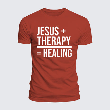 Luxe Mercerized Cotton Tee - Jesus Therapy Healing