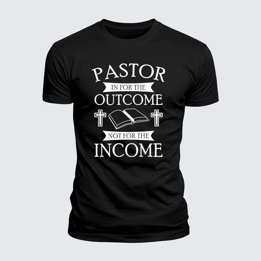 Luxe Mercerized Cotton Tee - Pastor In It For The Outcome