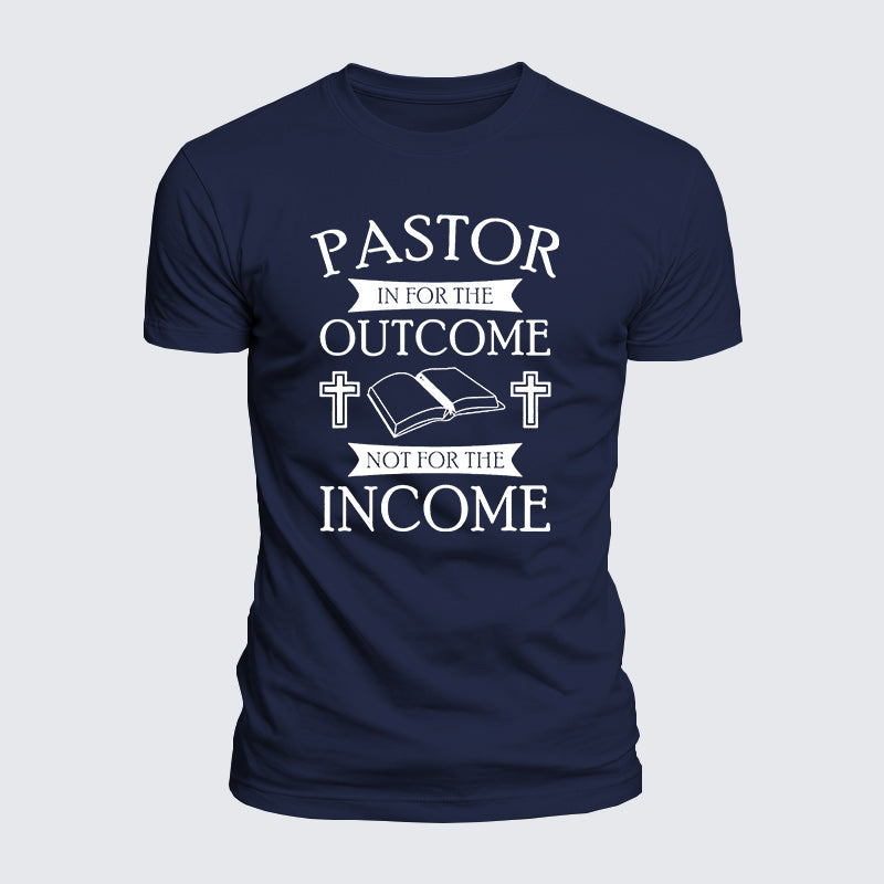 Luxe Mercerized Cotton Tee - Pastor In It For The Outcome
