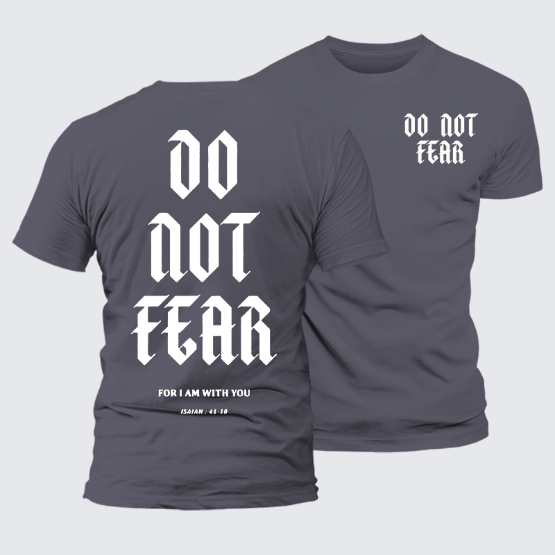 Luxe Mercerized Cotton Tee - Do Not Fear