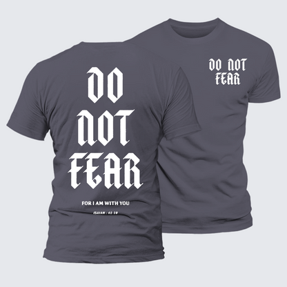 Luxe Mercerized Cotton Tee - Do Not Fear