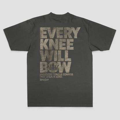 Every Knee Will Bow Printed Men's T-Shirt