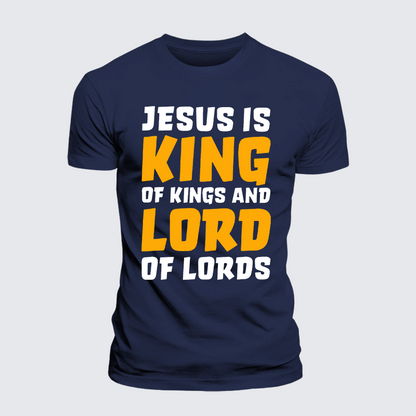 Luxe Mercerized Cotton Tee - Jesus Is King Of Kings And Lord Of Lords