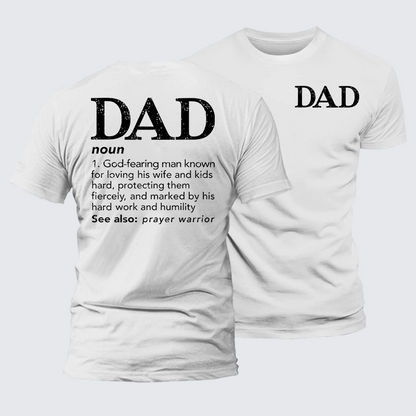 Luxe Mercerized Cotton Tee - Dad See Also Prayer Warrior