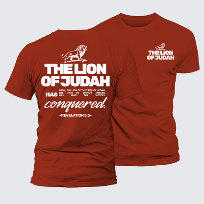 Luxe Mercerized Cotton Tee - The Lion Of Judah