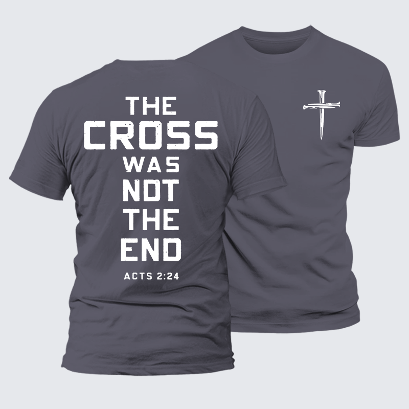 Luxe Mercerized Cotton Tee - The Cross Was Not The End