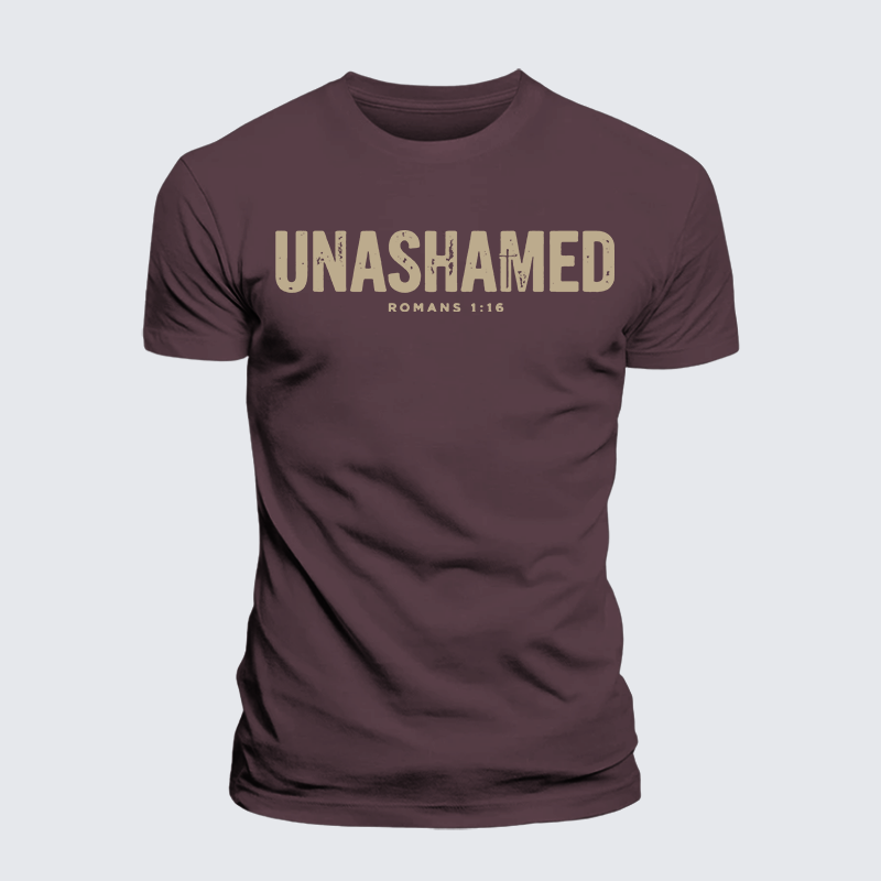 Luxe Mercerized Cotton Tee - UNASHAMED Romans 1:16