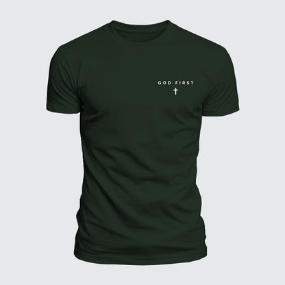 Luxe Mercerized Cotton Tee - God First