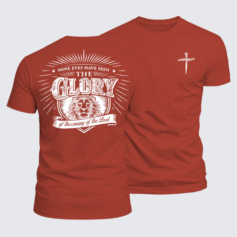 Luxe Mercerized Cotton Tee - Mine Eyes Have Seen The Glory