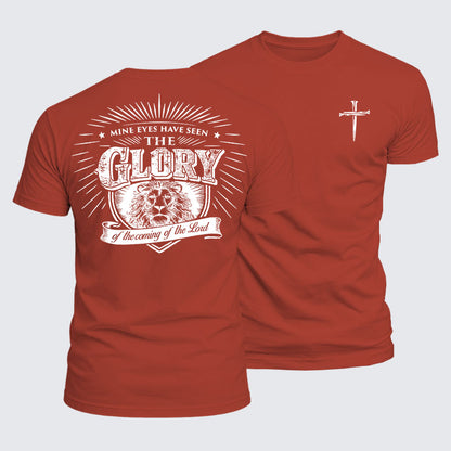 Luxe Mercerized Cotton Tee - Mine Eyes Have Seen The Glory