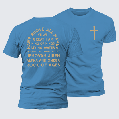Luxe Mercerized Cotton Tee - Name Above All Names