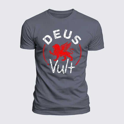 Luxe Mercerized Cotton Tee - Deus Vult
