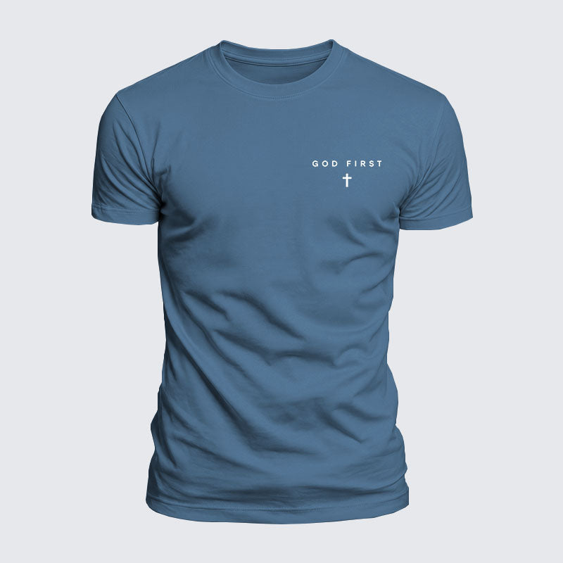 Luxe Mercerized Cotton Tee - God First