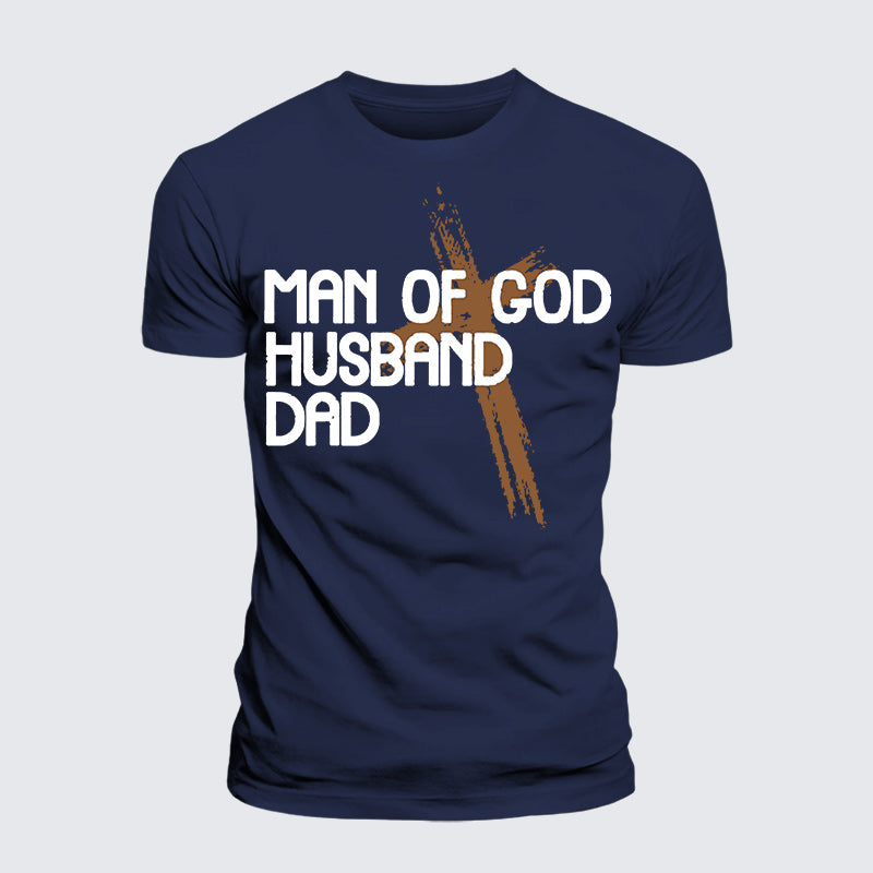 Luxe Mercerized Cotton Tee - Man Of God Husband Dad