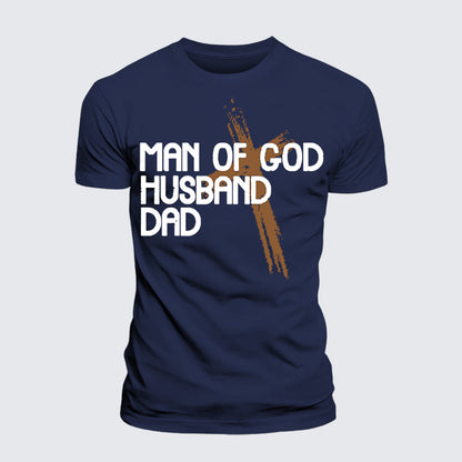Luxe Mercerized Cotton Tee - Man Of God Husband Dad