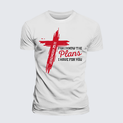 Luxe Mercerized Cotton Tee - I Know The Plans I Have For You