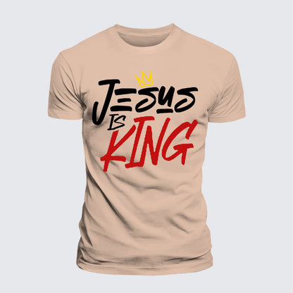 Luxe Mercerized Cotton Tee - Jesus Is King