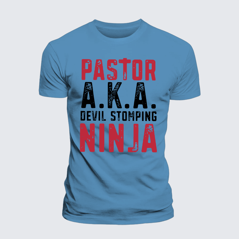 Luxe Mercerized Cotton Tee - Pastor Aka Devil Stomping Ninja