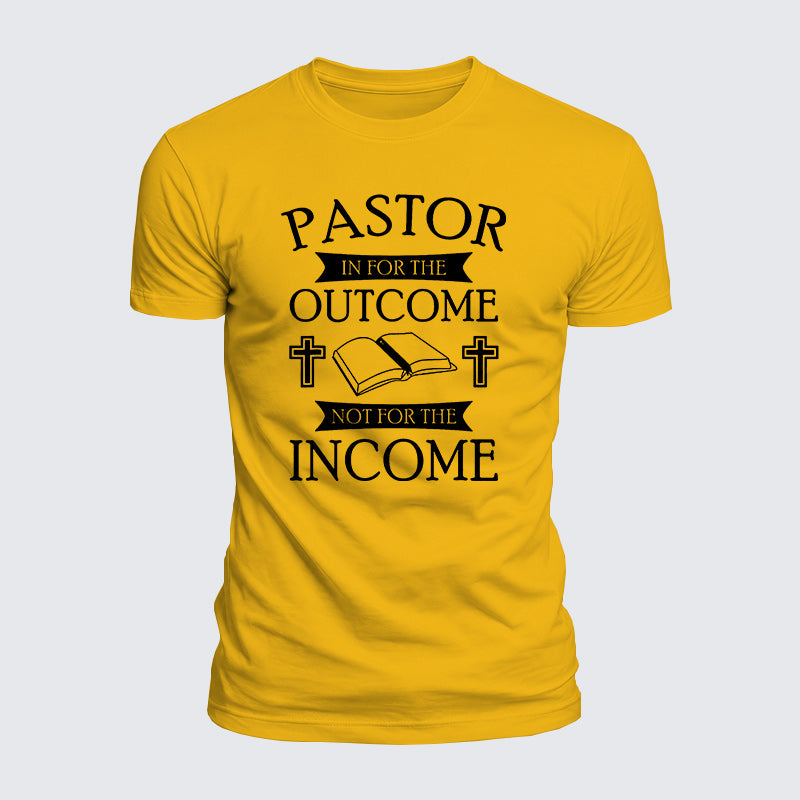 Luxe Mercerized Cotton Tee - Pastor In It For The Outcome