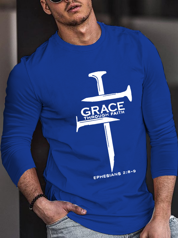 Saved By Grace Long Sleeve T-Shirt