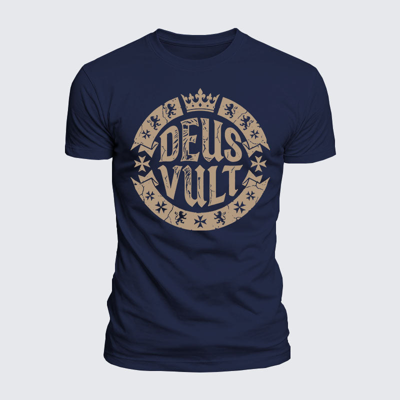 Luxe Mercerized Cotton Tee - Deus Vult