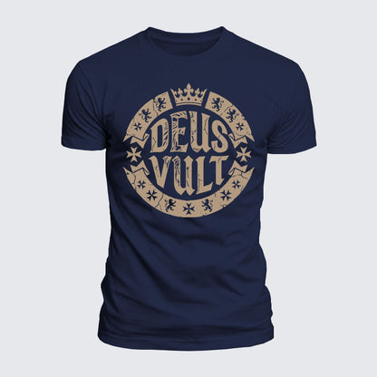 Luxe Mercerized Cotton Tee - Deus Vult