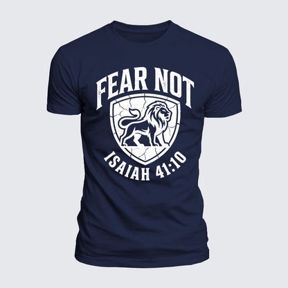 Luxe Mercerized Cotton Tee - Fear Not Isaiah 41:10