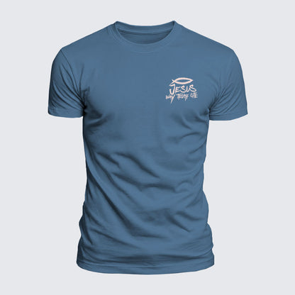 Luxe Mercerized Cotton Tee - Jesus Way Truth Life