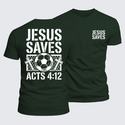 Luxe Mercerized Cotton Tee -  Jesus Saves
