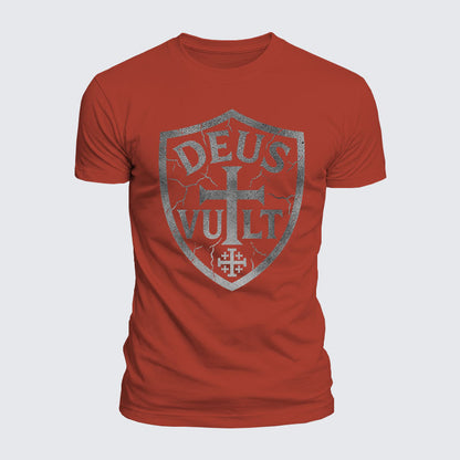 Luxe Mercerized Cotton Tee - Deus Vult