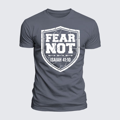 Luxe Mercerized Cotton Tee - Fear Not Isaiah 41:10