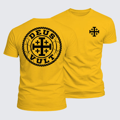 Luxe Mercerized Cotton Tee - Deus Vult