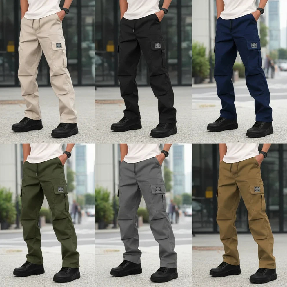 Men’s Cargo Pants For All-Season Daily Wear | Straight-Leg | Slim Fit | Multicolor Pocket