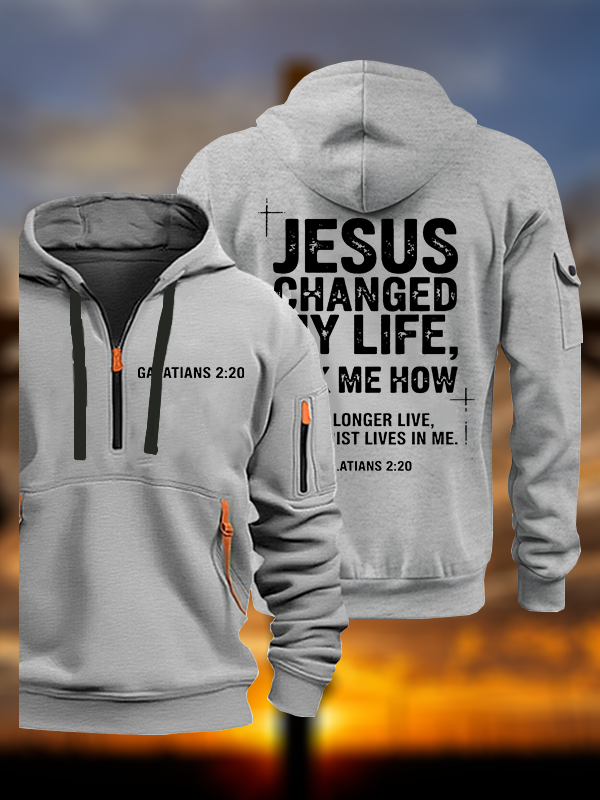 Jesus Changed My Life Jesus God Christian Zipper Hoodies
