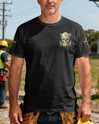 Storms Don't Scare Me God Made Me A Lineman T-Shirt