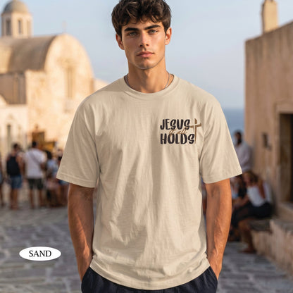 Jesus Holds It All Christian T-Shirt & Hoodie