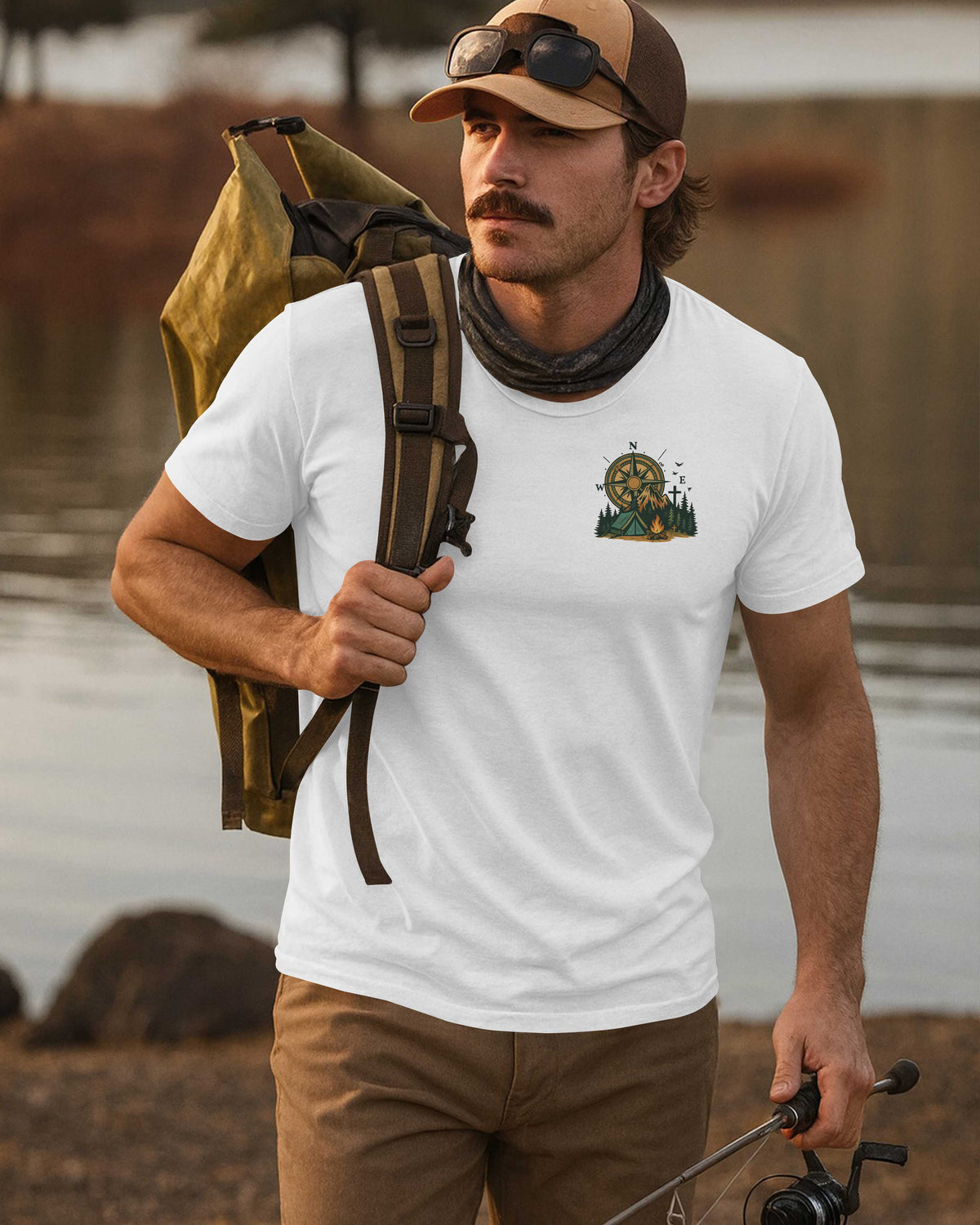 That’s What I Do I Camp I Kneel And I Trust God T-Shirt