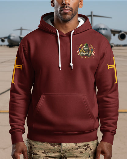Once A Marine By Duty Forever A Warrior Of Christ By Faith Hoodie