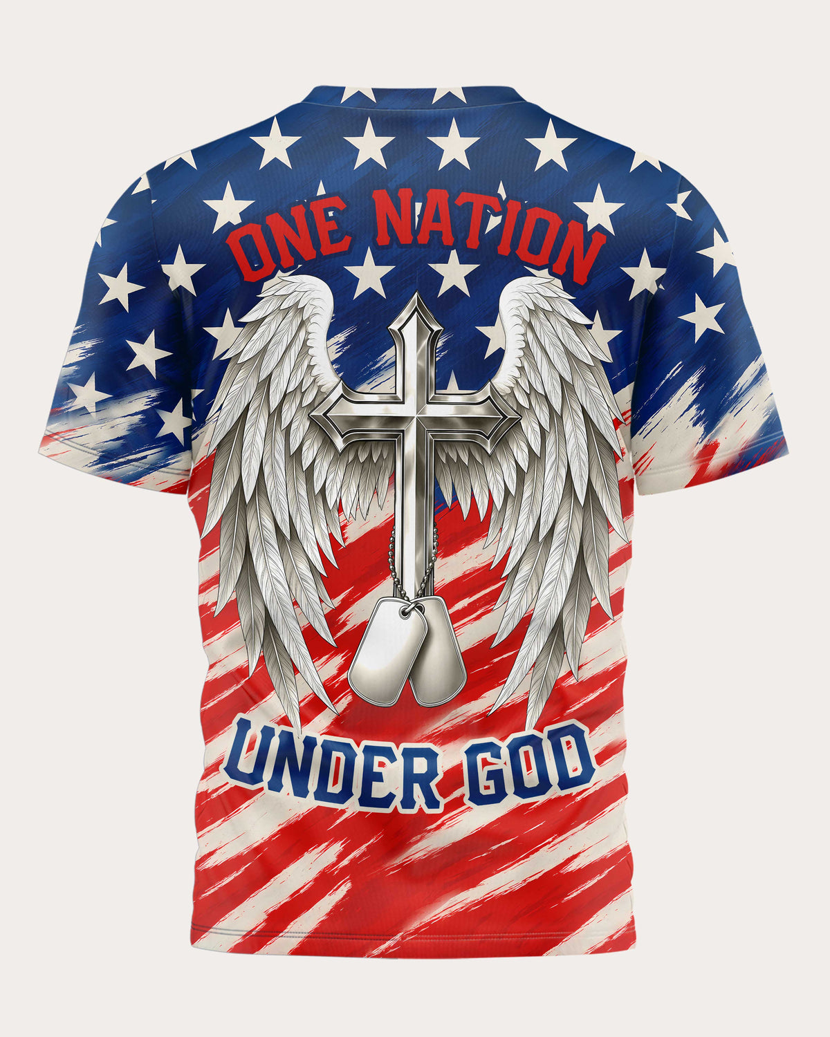 One Nation Under God All Over Print T-Shirt